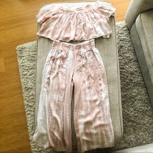 Forever 21 tie-dye 2-piece set
